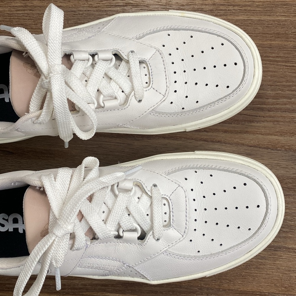 SAS High Street X Sneaker Desert Lily White Leather Women’s Size 9.5 - Picture 8 of 11